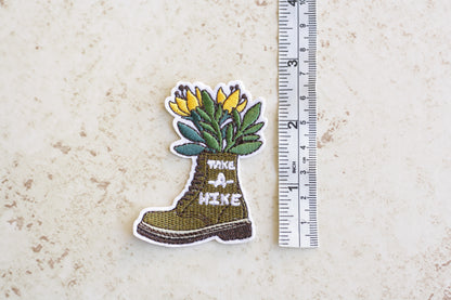 Iron On Patch - Take a Hike (2.75"/7cm)