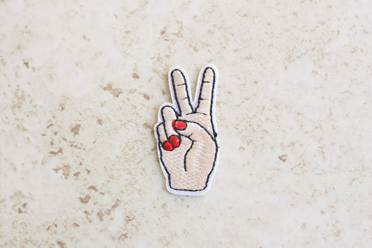 Iron On Patch - Peace Sign (2"/5cm)