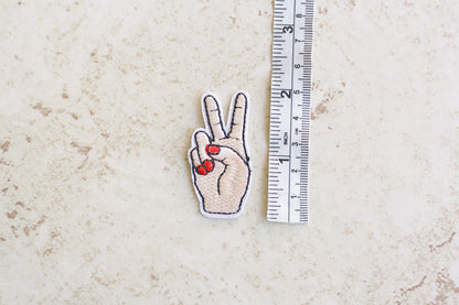 Iron On Patch - Peace Sign (2"/5cm)