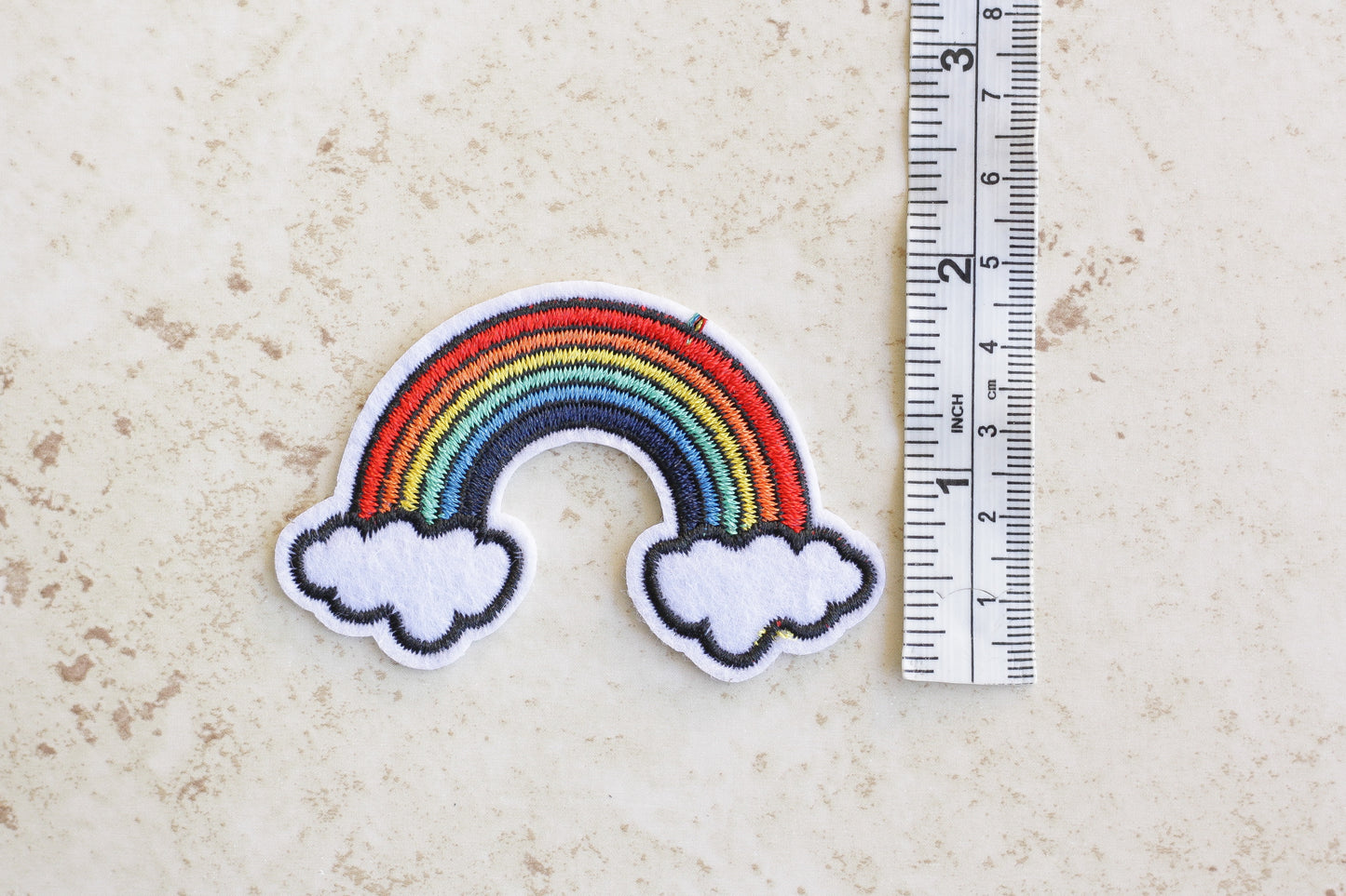 Iron On Patch - Rainbow (2"/5cm)