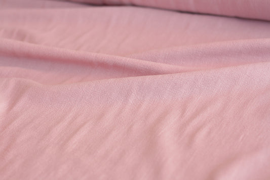 Textured Viscose Linen - Light Pink (1/2 yard)