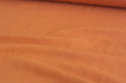 Textured Viscose Linen - Terracotta (1/2 yard)